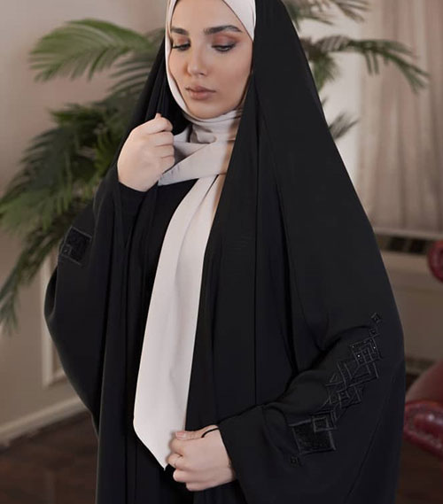 خرید چادر عربی گلدوزی