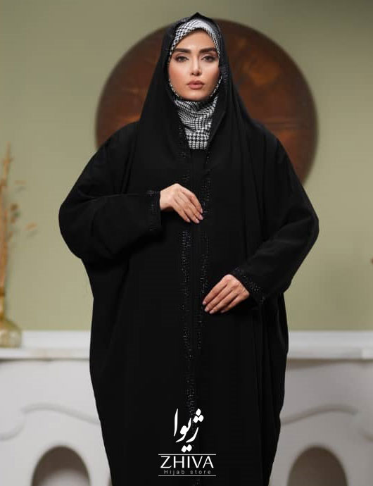چادر مدل شال دار نگینی
