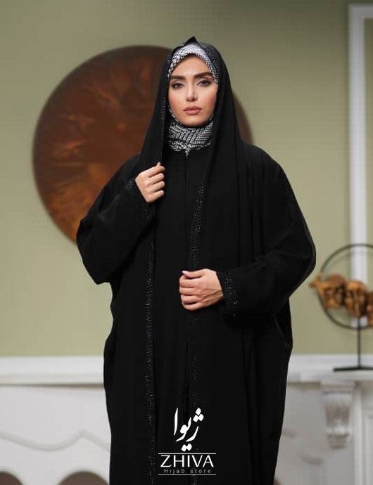 چادر مدل شال دار نگینی