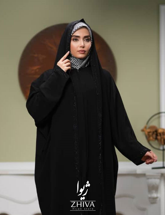 چادر مدل شال دار نگینی