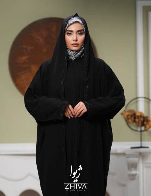 چادر مدل شال دار نگینی