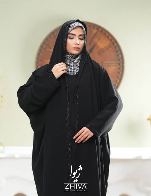 چادر مدل شال دار نگینی
