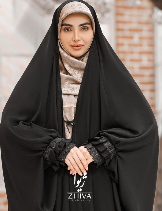 چادر عربی پلیسه شکوفه