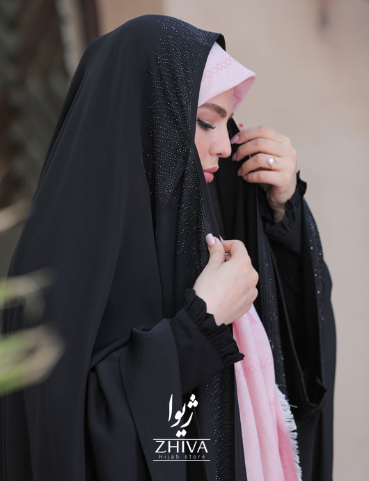 چادر عربی درباری تمام نگین