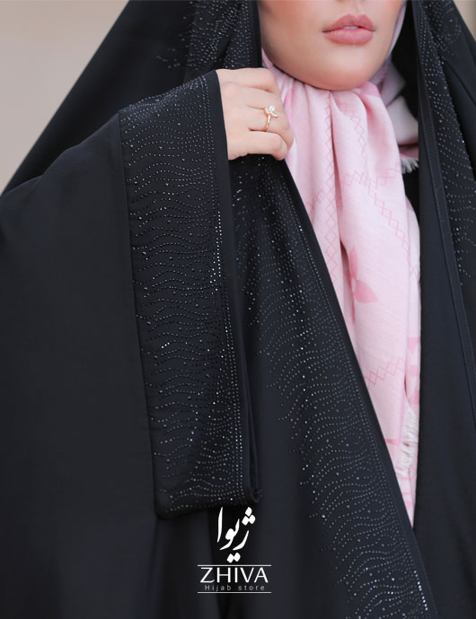 چادر عربی درباری تمام نگین