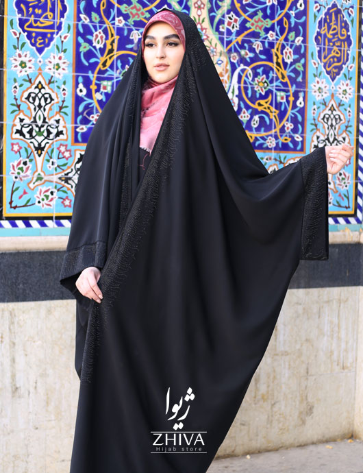 چادر عربی درباری تمام نگین