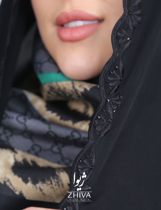 چادر سنتی گلدوزی سه برگ