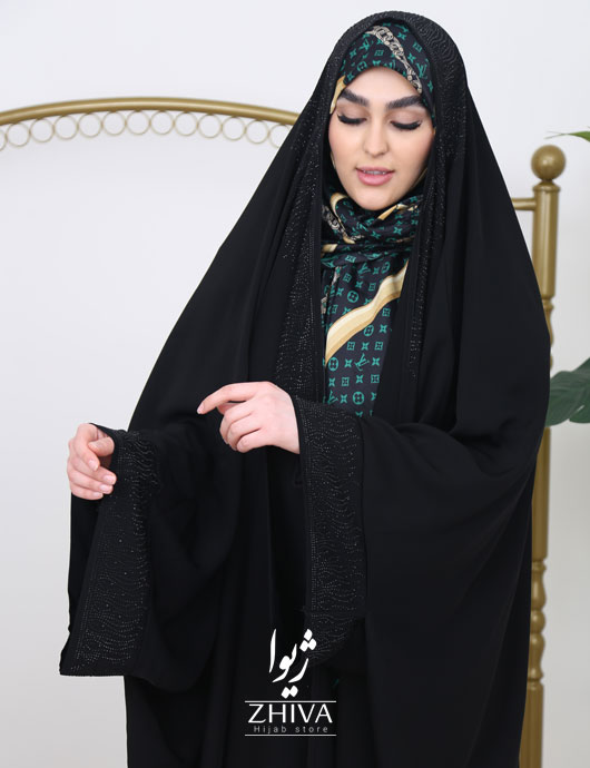چادر عربی درباری تمام نگین