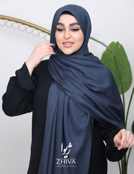شال نخی كجراه خاكستری