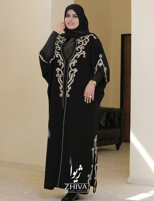 عبا جواهردوزی دوتيكه شاه بانو طلايی