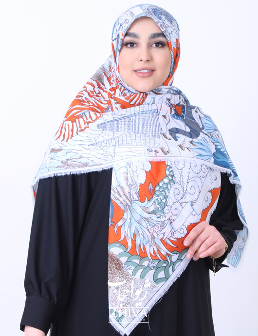 روسری سيا اسكارف
