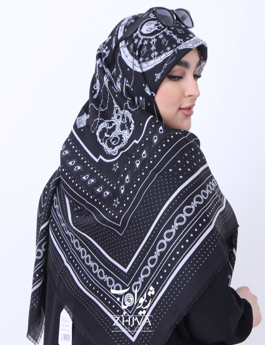 روسری سيا اسكارف