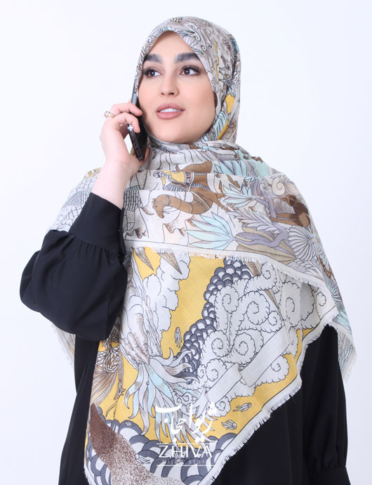 روسری سيا اسكارف