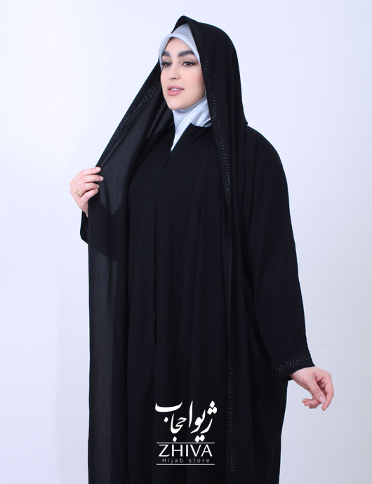 چادر مدل شال دار نگینی