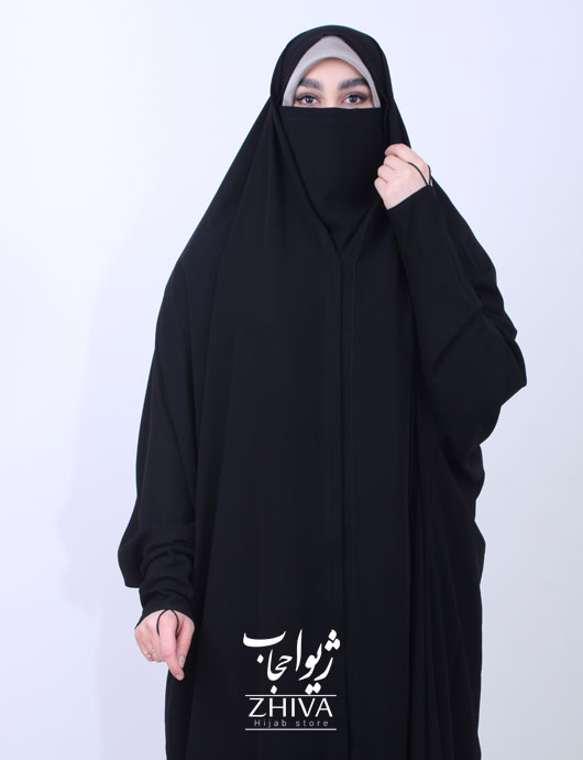 چادر جلابیب مدل زینت آستین زیپ دار