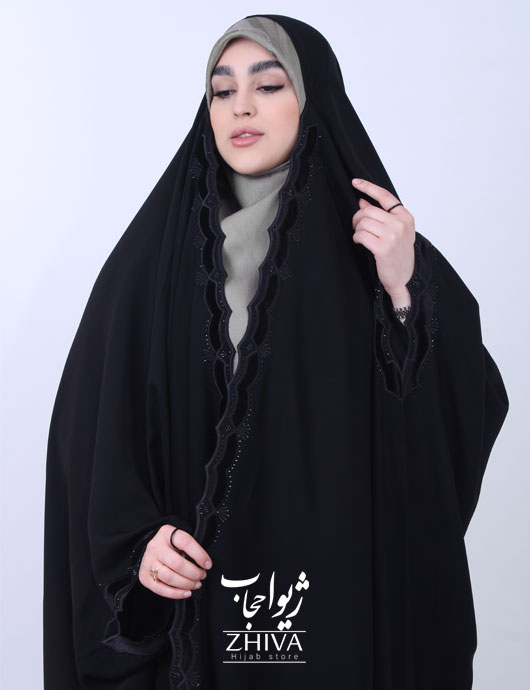 چادر عربی گلدوزی نواری
