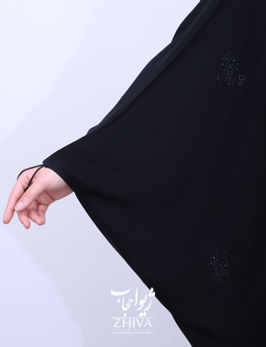 چادر عربی نگین پروانه پراکنده