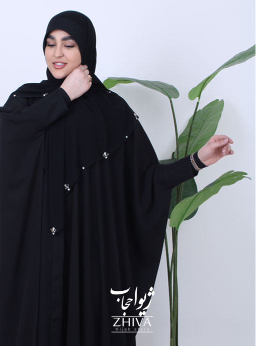 مانتو عبایی كامل پريدخت جلوبسته