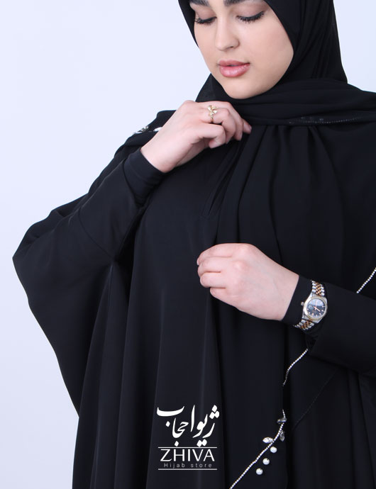 مانتو عبایی كامل پريدخت جلوبسته