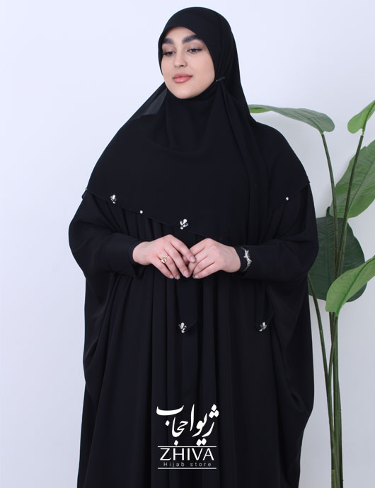 مانتو عبایی كامل پريدخت جلوباز