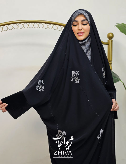 چادر عربی لوكس جواهردوزی آذر