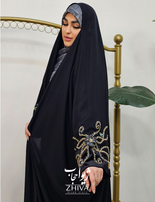 چادر عربی لوكس جواهردوزی الهه