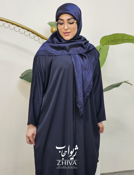 چادر ميزبان شالدار سرمه ای