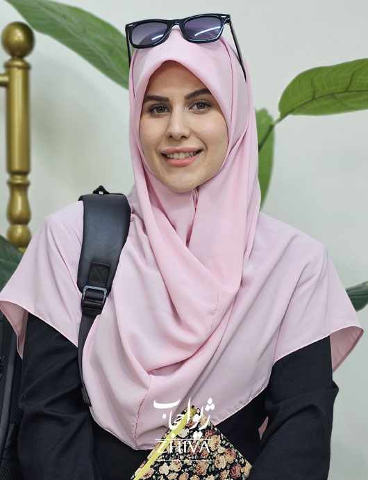 مقنعه قواره بزرگ کرپ