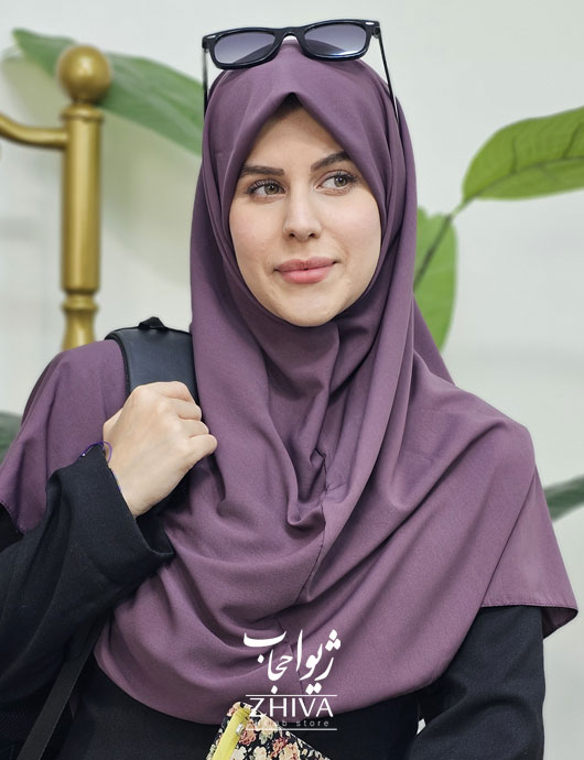 مقنعه قواره بزرگ کرپ