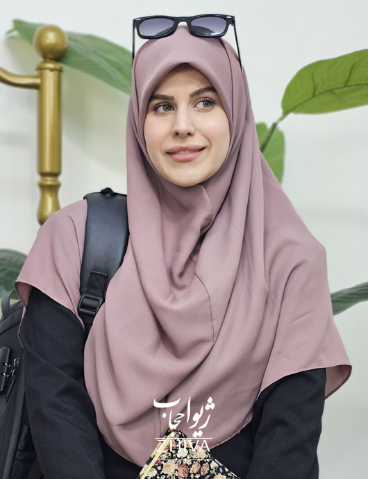 مقنعه قواره بزرگ کرپ