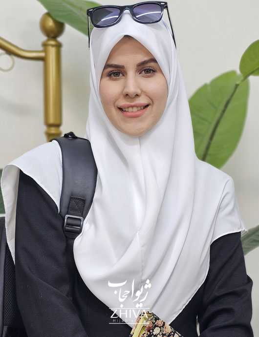مقنعه قواره بزرگ کرپ
