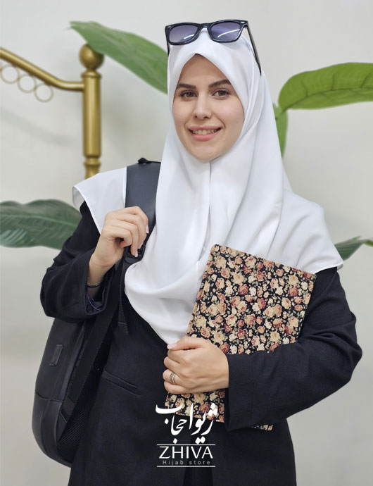 مقنعه قواره بزرگ کرپ