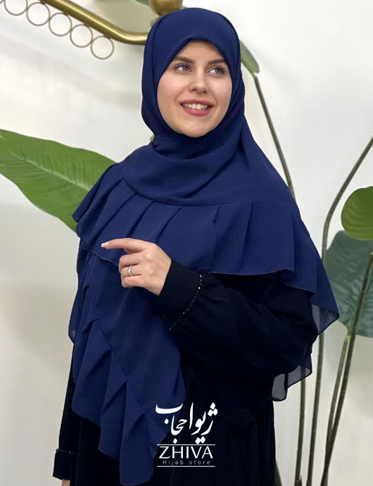 روسری کش دارمریم چین دارسرمه ای