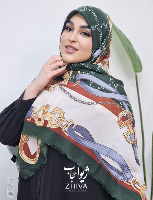 روسری سيا اسكارف طرح 24