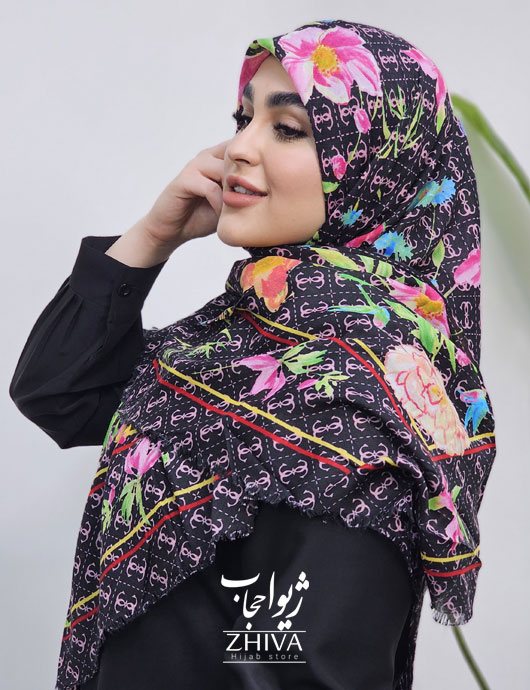 روسری سيا اسكارف