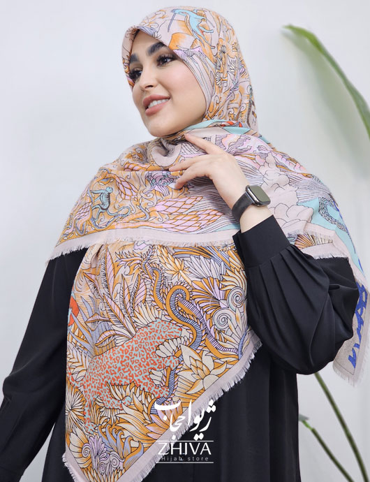 روسری سيا اسكارف