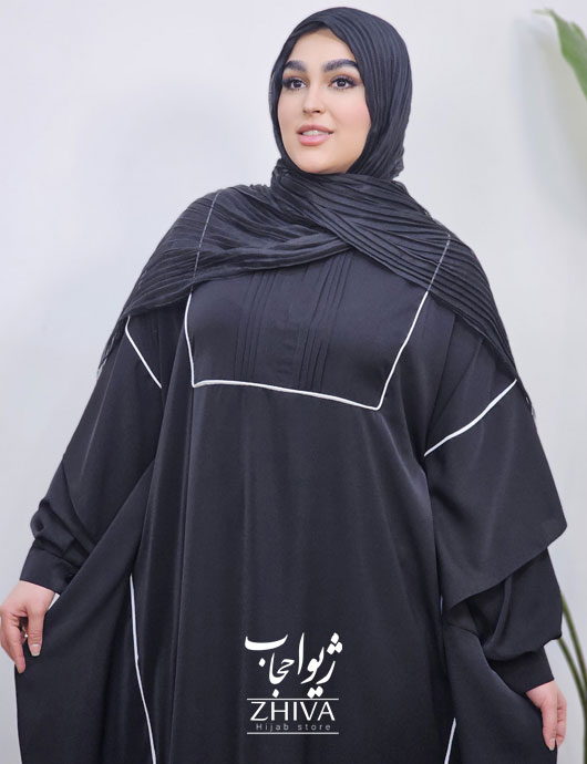 مانتو عبایی راحيل مشكی