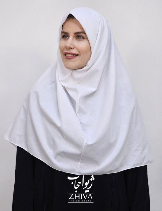 مقنعه قواره بزرگ بروجرد سفید
