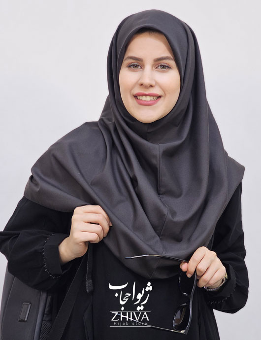 مقنعه قواره بزرگ بروجرد نوك مدادی