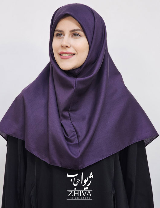 مقنعه بروجرد بنفش