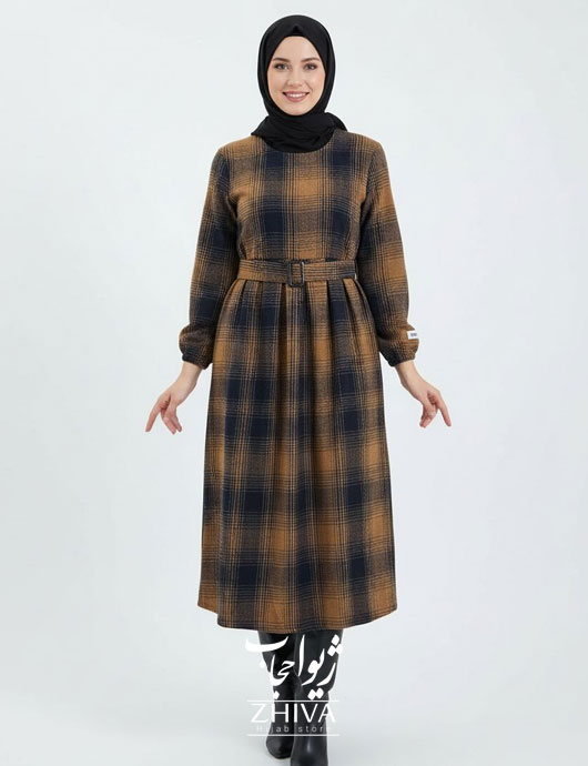 عبا چهارخانه پشمی كد 07