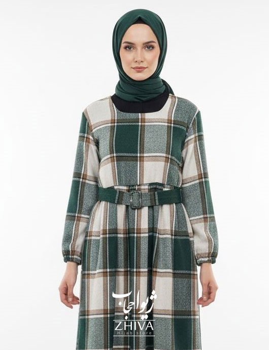 عبا چهارخانه پشمی كد 016
