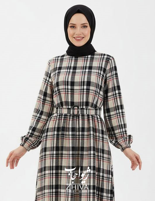 عبا چهارخانه پشمی كد 020