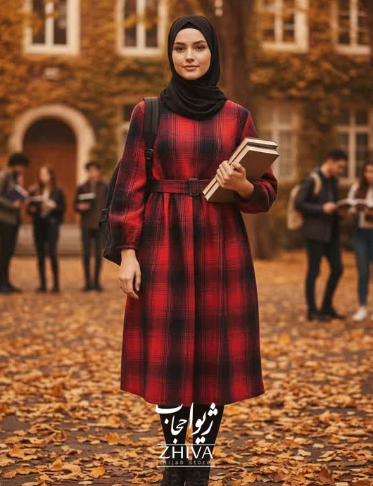 عبا چهارخانه پشمی كد 024