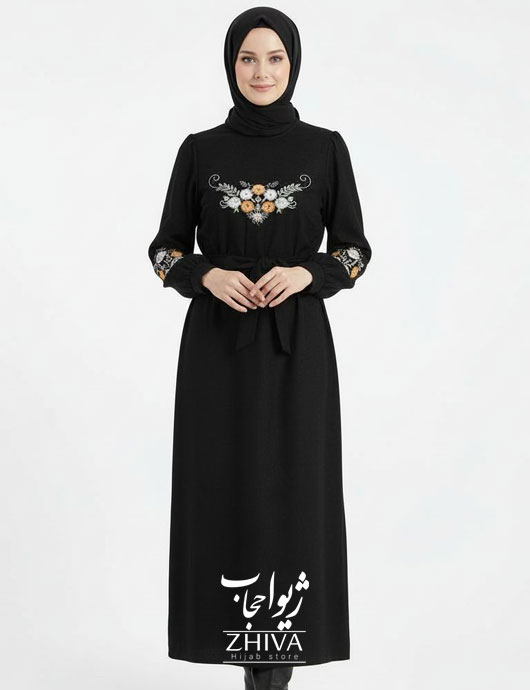 عبا گل بانو مشكی