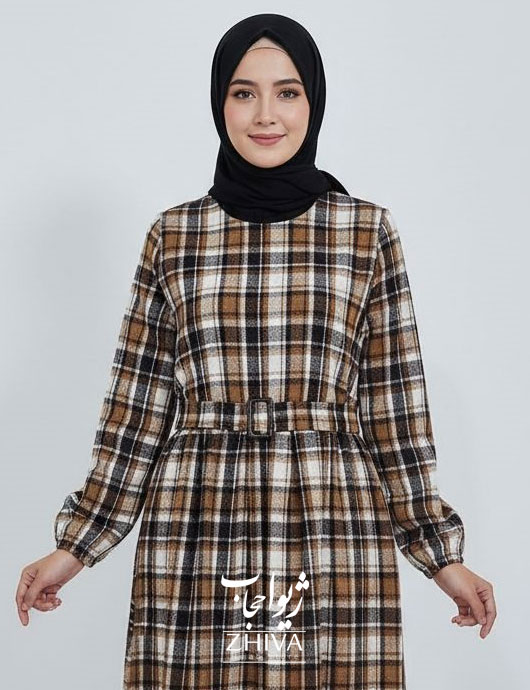 پيراهن چهارخانه پشمی كد 032