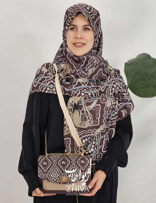 ست كيف و روسری كد 001