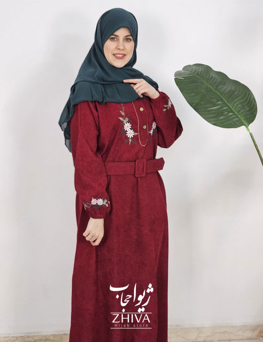 عبا مخمل کبریتی بابونه
