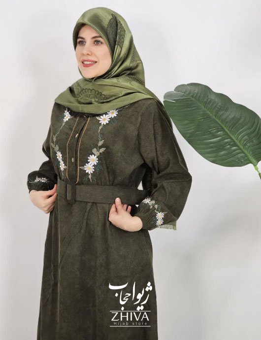 عبا مخمل کبریتی بابونه