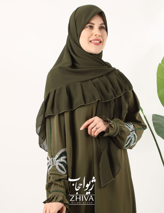 عبا پاپيون جواهردوزی